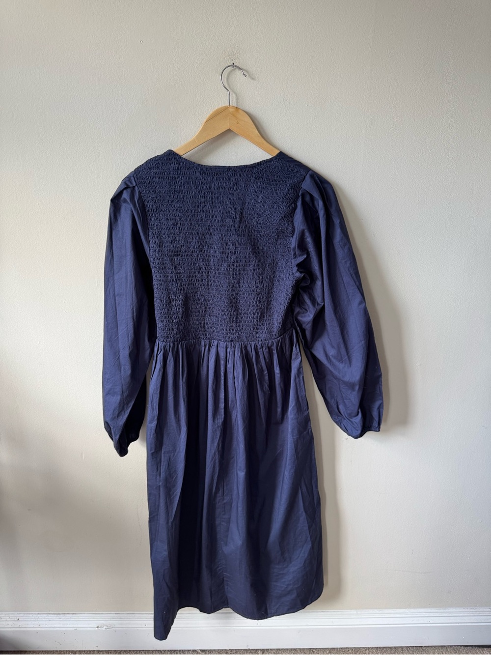 SOLD—Old Navy Navy Smocked Top with Square Neck - Picture 8 of 8